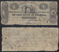25 Cent State of Georgia Obsolete 1863