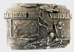 Korean War Veteran 1990 Siskiyou Belt Buckle