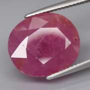 Stunning 10.17ct pinkish red unheated Ruby