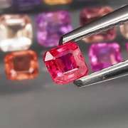 Glittering 25 piece 3.40ct fancy color Sapphire set