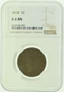 1818 Coronet Head Large Cent NGC G6BN