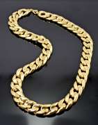 Valuable and Impressive 18K 26" Cuban Link Necklace