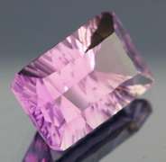 Superb 11.40ct concave emerald cut Bolivian Amethyst
