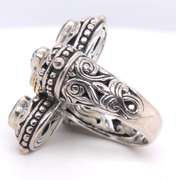 LADIES ELEGANZA RING AND MATCHING EARRINGS.