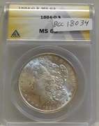 1904-O Morgan Dollar ANACS MS-63