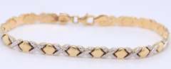 LADIES XOXO DESIGN 14K GOLD BRACELET