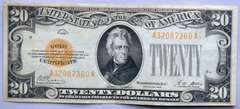 $20 1928 First Series Small Size Gold Certificate