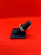 14K WHITE GOLD ORBIT DIAMOND RING