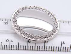 Set of 925 Sterling Silver Earrings and Matching Pendant
