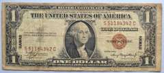 $1 1935 A Hawaii Emergency Issue Silver Certificate Fr2300