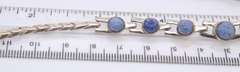Vintage Sterling Silver Gemstone Necklace