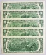 (5) Superb Crisp 2013 $2 Star Replacement Notes New York-Consecutive!
