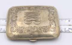 Vintage 925 Sterling Silver Cigarette Case