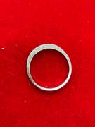 MENS 14K WHITE AND GOLD DIAMOND BAND