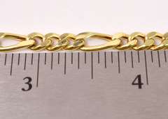 Classic Figaro Bracelet in Yellow Gold