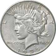 1935-S Peace Silver Dollar
