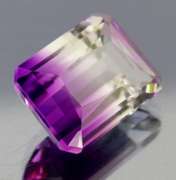 Beautiful 28.16ct top color created Ametrine