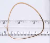 Lovely Yellow Gold Large Hoop Earrings
