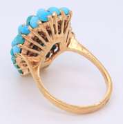 18K TURQUISE RING