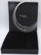 I. Gorman Sterling Silver Multi Row Necklace