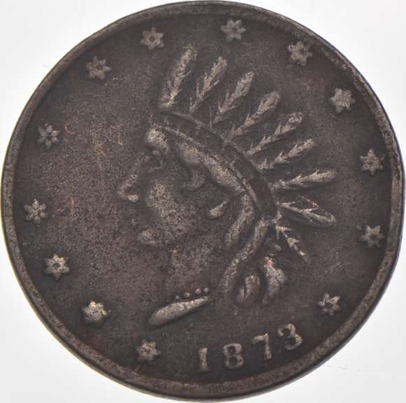 1873 James & French Civil War Token R-6 OH 170B