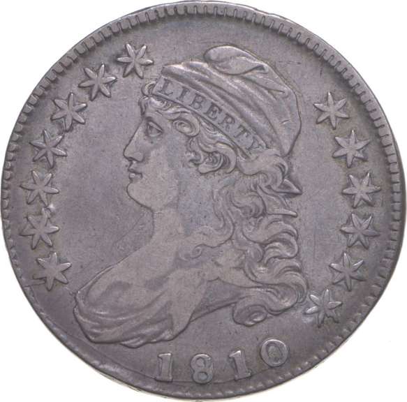 1810 Capped Bust Half Dollar - O-101 Rev. Scratch