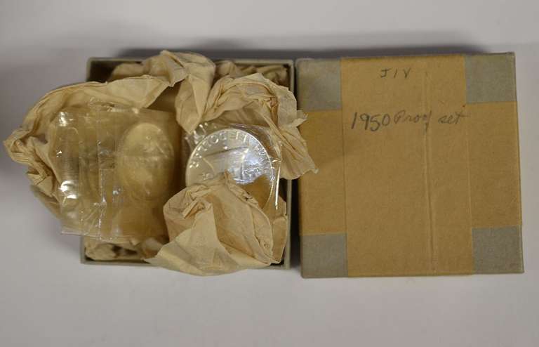 1950 Proof Set In Original Cardboard Box