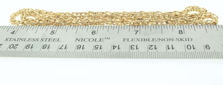 Sparkling 14k Handmade Gold Chain