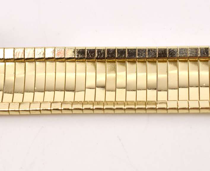 Sensational Omega Bracelet in 14K Yellow Gold