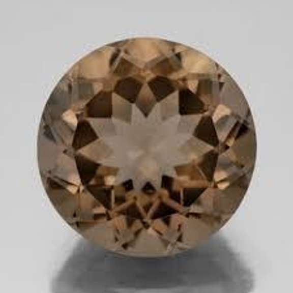 4MM ROUND SMOKEY TOPAZ LOOSE GEMSTONE