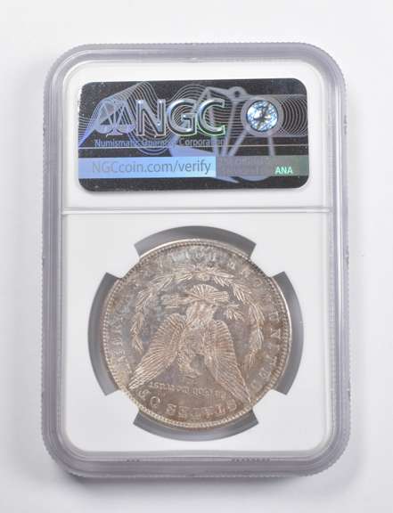 MS64 1880-S Morgan Silver Dollar NGC - Great Color