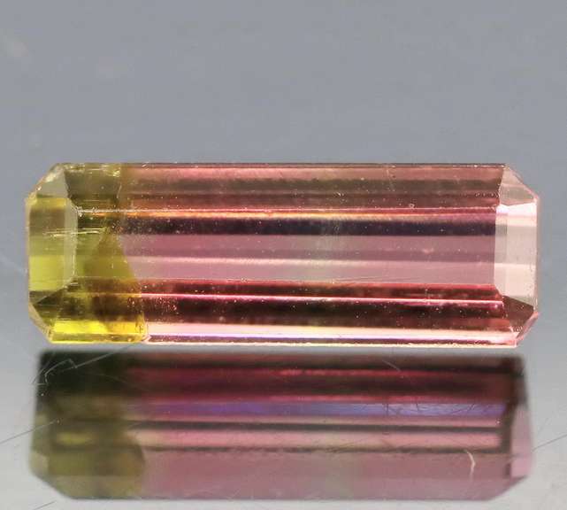 Bi-color! Eye clean! 2.59ct natural watermelon Tourmaline!