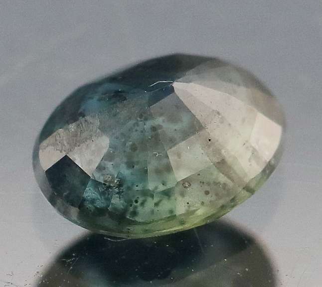 Heated only! Australian! .48ct blue green Sapphire
