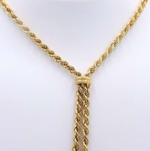 Italian Sterling Silver Larial Necklace