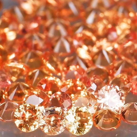 Excellent 4.35ct diamond cut Songean Sapphire set