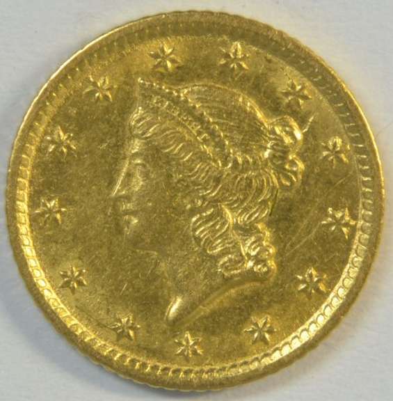 Very Scarce and flashy 1853-O Type One $1 Gold Piece