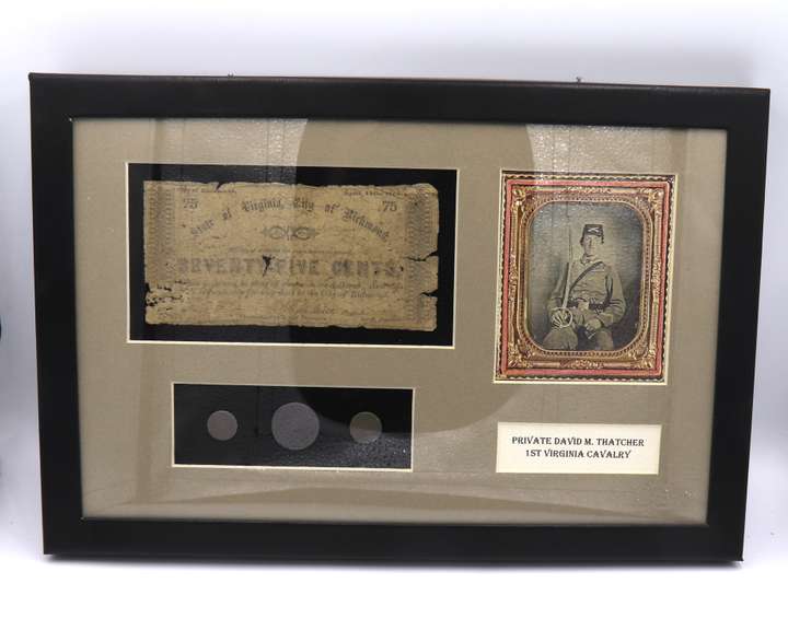 Original Virginia Fractional Currency issued in 1862