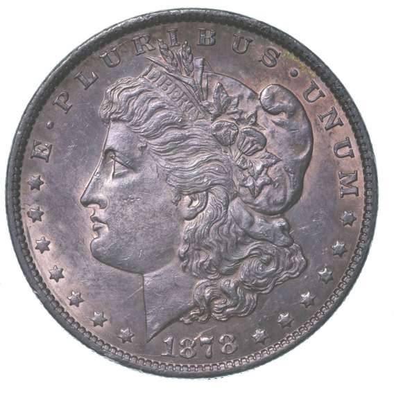 1878 7TF REV Of 78 Morgan Silver Dollar