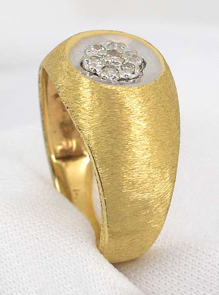 Boy' 14k Diamond Cluster Ring