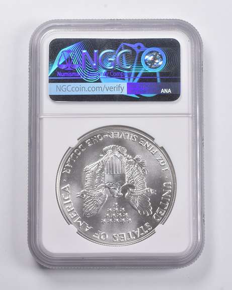 MS70 1987 American Silver Eagle NGC
