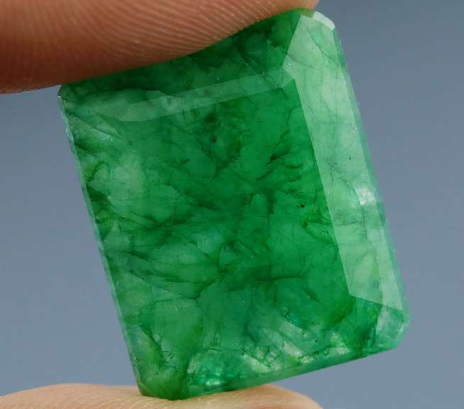 Rich forest green 28.81ct Zambian Emerald