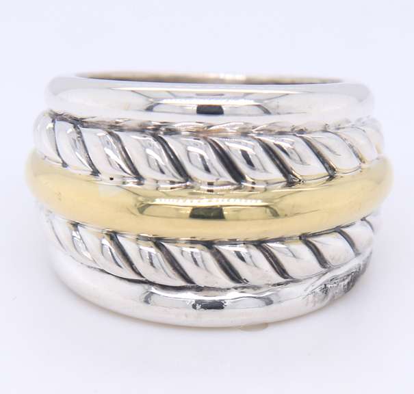 David Yurman Two Tone Ring