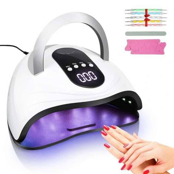 Portable Nail Phototherapy Lamp 120W 42 Lamp Beads