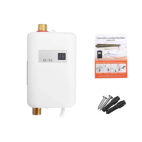 220V 3.8KW LCD Electric Tankless Water Heater
