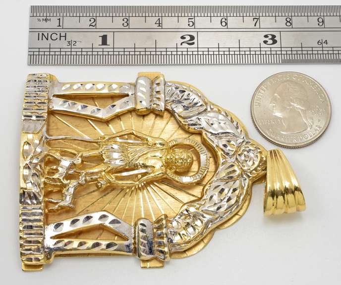 Massive Gold Good Shepard Pendant