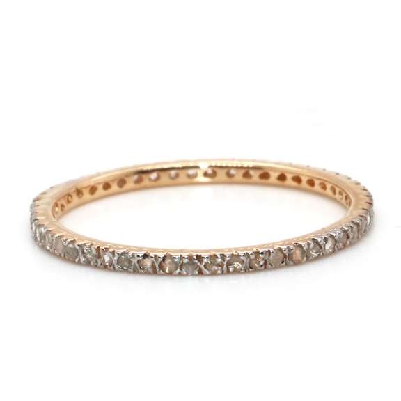 14kt Gold Diamond Band