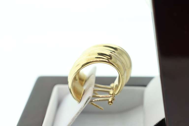 Elegant 18k Gold Earrings