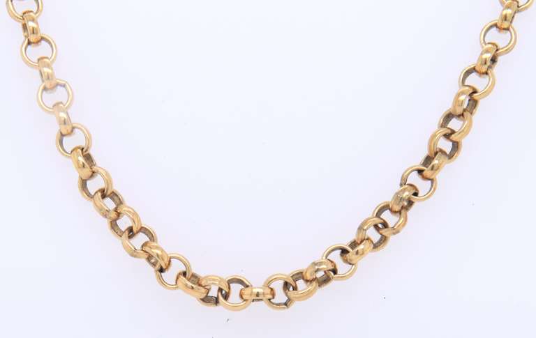 12KT Yellow Gold Filled Cable Chain Necklace