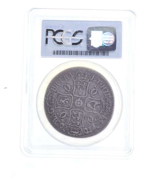 VF20 1676 United Kingdom 1 Crown - Graded PCGS