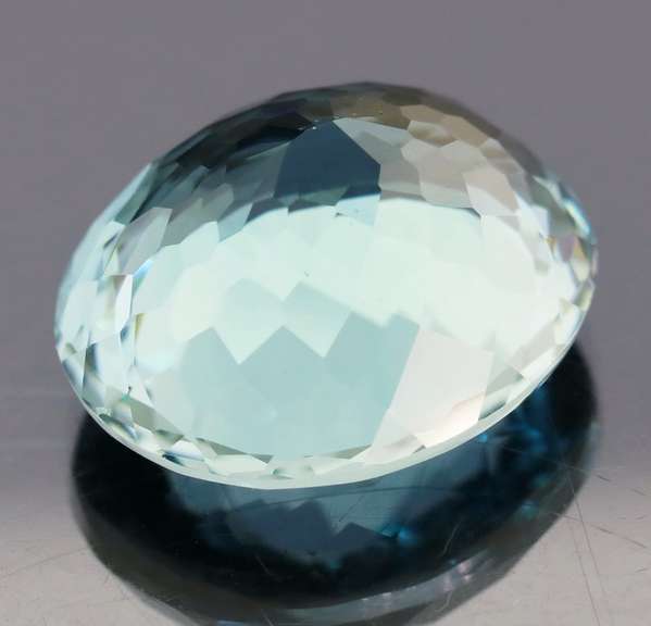 31.75ct top blue green hue created Amethyst